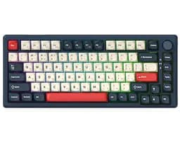 Клавиатура игровая механическая GamePro MK-266-BL Asgard Yord Keychron Super Red Switch Bluetooth 5.2/2.4 ГГц/USB Blue - мініатюра 1