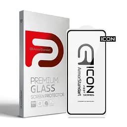 Захисне скло для Xiaomi Redmi Note 10 5G Poco M3 Pro 5G, Icon, 2.5D загартоване скло, повне проклеювання, глянсове, удароміцне, з олеофобним покриттям, сумісне з чохлами, міцність 9H, проста установка, ArmorStandart (ARM59304)