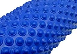 Масажний ролик EasyFit Grid Roller Light 33 см Синій - мініатюра 3