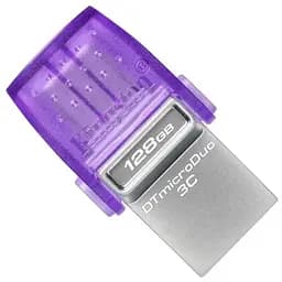 USB флеш накопитель Kingston 128GB DataTraveler microDuo 3C USB 3.2/Type C (DTDUO3CG3/128GB)