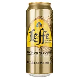 Упаковка пива Leffe Blonde світле 6.6% 12 л з/б (0.5 л х 24 шт.) - мініатюра 2