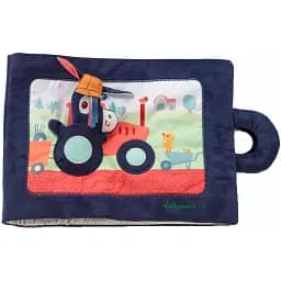 Развивающая мягкая книга Lilliputiens Осел Игнасий на ферме (83415)