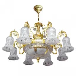 Люстра подвесная Brille прованс для холла E27 40W G (BKL-178S/11)