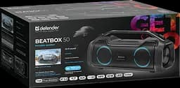 Портативна акустика Defender Beatbox 50 Black (65950) (7055827) - мініатюра 8