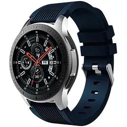 Силіконовий ремінець Watchbands Galaxy для Samsung Gear S3 Samsung Galaxy Watch 46mm - темно-синій (WB001GALAXYDARKBLUE)