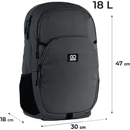 Рюкзак GoPack Education Teens 185 темно-сірий (GO25-185L-1) - мініатюра 3