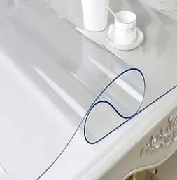 М'яке скло Прозора силіконова скатертина на стіл Soft Glass Захист для меблів 1.0х1.7м (товщина 1.5 мм) - мініатюра 2