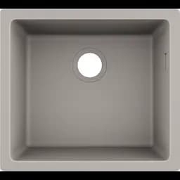 Кухонна мийка Hansgrohe S510-U450 під стільницю 500x450 Concretegrey 43431380, Sand