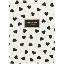 Книга записная Axent Partner Black&White A6 60 листов в клетку (8711-7-A)