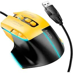 Миша Hoco GM31 Overlord Luminous Yellow [128614]