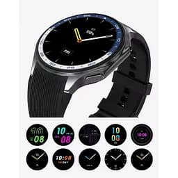 Смарт-годинник Smart Watch DT Watch X Black (3 straps) - мініатюра 3