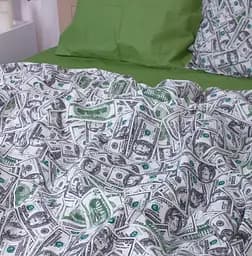 Комплект постільної білизни дитячий MirSon 110х140 см 17-0589 dollars - мініатюра 2