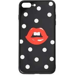 Чехол-накладка Toto Cartoon Print Glass Case Apple iPhone 7 Plus/8 Plus Red Lips