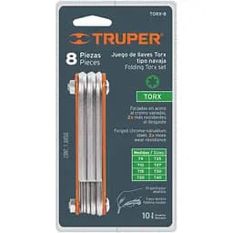 Набір ключів Truper Torx у металевій ручці 8 шт. (TORX-8) - мініатюра 2