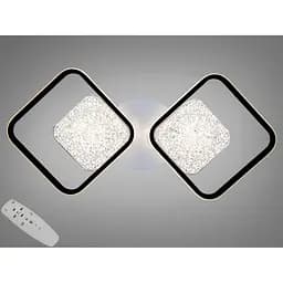 Люстра стельова Diasha LED біла чорна 130W димер