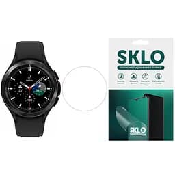 Захисна гідрогелева плівка SKLO (екран) 4шт. для Samsung Galaxy Watch 3 45mm Матовий - мініатюра 1