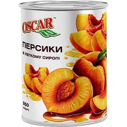 Персики Oscar половинками 850 мл (232377)