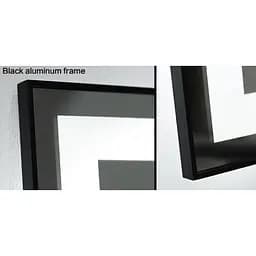 Дзеркало Dusel DE-M0061S1 Black 65x80 см, Чорний - мініатюра 5