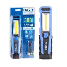 Ліхтар інспекційний Brevia LED 8SMD+1W LED 300lm 2000mAh microUSB(11320)
