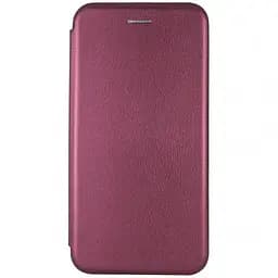 Шкіряний чохол-книжка Classy для Xiaomi Redmi 7 Бордовий