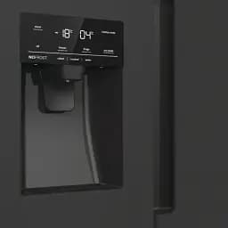 Холодильник Gorenje SBS 179х70х92 см 2 двері 376(190) л А++ NF+ Інв. диспенсер генератор льоду Зовн. Диспл чорний - мініатюра 5