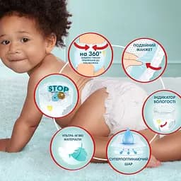 Підгузки-трусики Pampers Premium Care Pants 4 (9-15 кг) 116 шт. (2 п. x 58 шт.) - мініатюра 3