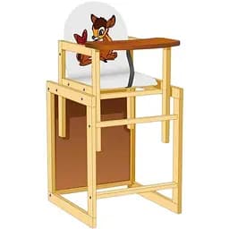 Стульчик и столик для кормления из кожзама Мася №2015