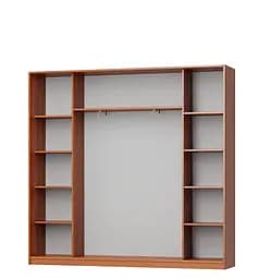Шафа-купе тридверна MebelStar Комбо AL 3ДСП 230x45x210 см Аляска сірий (MBS-3187) - мініатюра 2