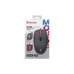 Мишка Defender Icon MB-057 USB Black (52057) - мініатюра 4