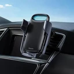Автотримач Baseus Milky Way Electric Bracket Black - мініатюра 3