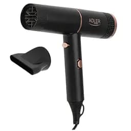 Фен з іонізацією Adler AD 2278, 1400 Вт 2 швидкості холодне повітря 1 шт. чорний (33705-IS)