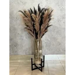 Композиція J-LINE ваза з підставкою та штучне пір'я Бельгія (1213)