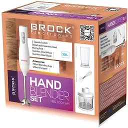 Блендер BROCK HBS 6001 WH ручний 300Вт - мініатюра 4