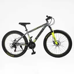 Спортивный велосипед Corso Energy EN-26112 26" стальная рама, Shimano 21 скорость