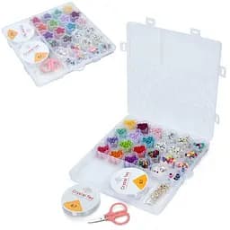 Набор бисера для изготовления креативных аксессуаров Bambi A103-15E, нитки, бусины