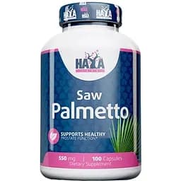 Екстракт Со Пальметто Haya Labs Saw Palmetto 550 мг 100 капсул