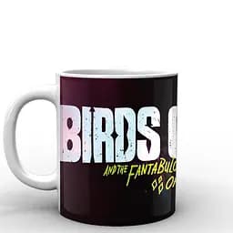 Кухоль GeekLand Хижі птахи логотип у темних тонах Birds of Prey BOP.03.18 330 мл білий