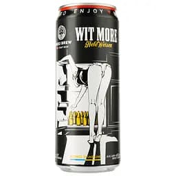 Пиво Mikki Brew Wit More светлое 4.9% 0.33 л ж/б
