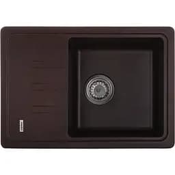 Мийка кухонна Zerix ZS-6243S-12 Коричнева (ZX4576)
