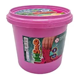 Набор креативного творчества "Кинетический песок" KidSand" KS-01-01 ведро 1000г Фиолетовый