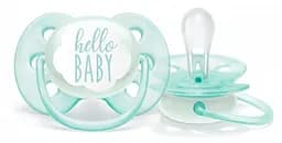 Пустушка Philips Avent Ultra Soft для хлопчика 0-6 місяців , 2 шт. (SCF222/01) - мініатюра 4