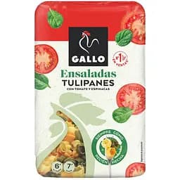 Макаронные изделия Gallo Ensaladas Tulipanes Тюльпаны с томатами и шпинатом 450 г