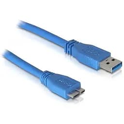 Кабель Atcom Usb 3.0 AM to Micro-B пакет довжина 0.8 м синій