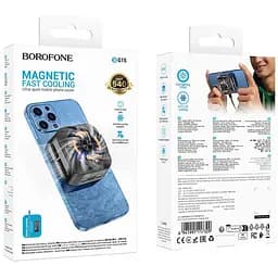 Охолоджуючий кулер для мобільного телефону Borofone BG15 Travel magnetic Black - мініатюра 6