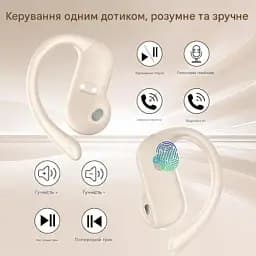 Бездротові навушники Dusonlap E6 Black - мініатюра 2