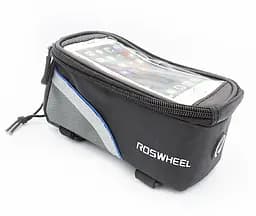 Велосумка на раму Roswheel 012 для смартфона 7" чорно-сірий (G00004532) - мініатюра 2