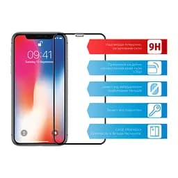 Скло захисне ACCLAB Full Glue Apple iPhone X/XS/11 Pro (1283126508189) - мініатюра 2