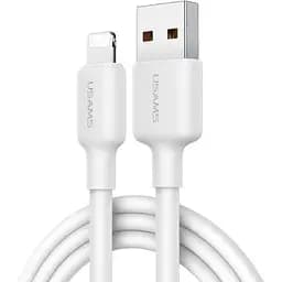Кабель Usams SJ605 U84 2.4A Lightning Charging Data Cable 2 м Білий