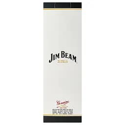 Віскі Jim Beam White Straight Bourbon, + склянка, 40 %, 0,7 л - мініатюра 4