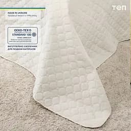 Покривало ТЕП Velour ромб круглий 210х150 см молочне (4-00515_22466) - мініатюра 7